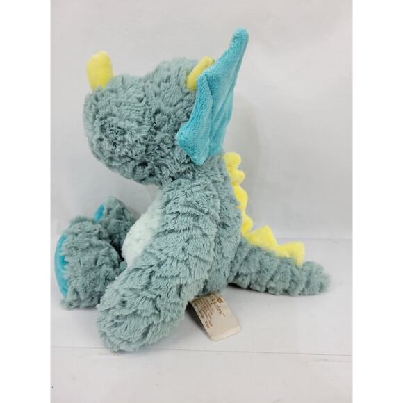 Drake the Mellow Fellows Plush Triceratops by Nat and Jules Stuffed Dinosaur - Picture 3 of 7